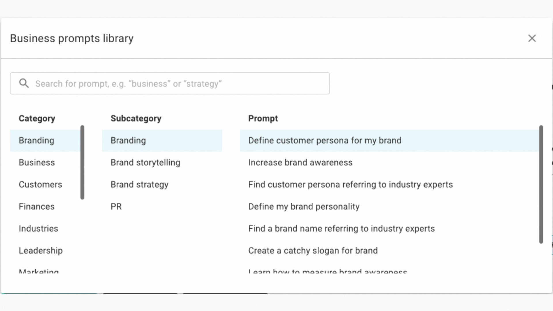 AI Plataform Search